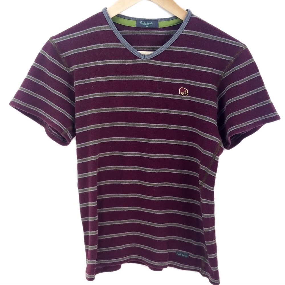 Paul Smith Stripes Thermal Tee JPN M USA S-XS